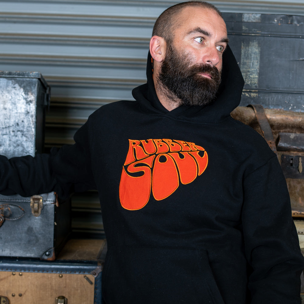 The Beatles Premium Rubber Soul Tackle Twill Embroidery Hooded Fleece