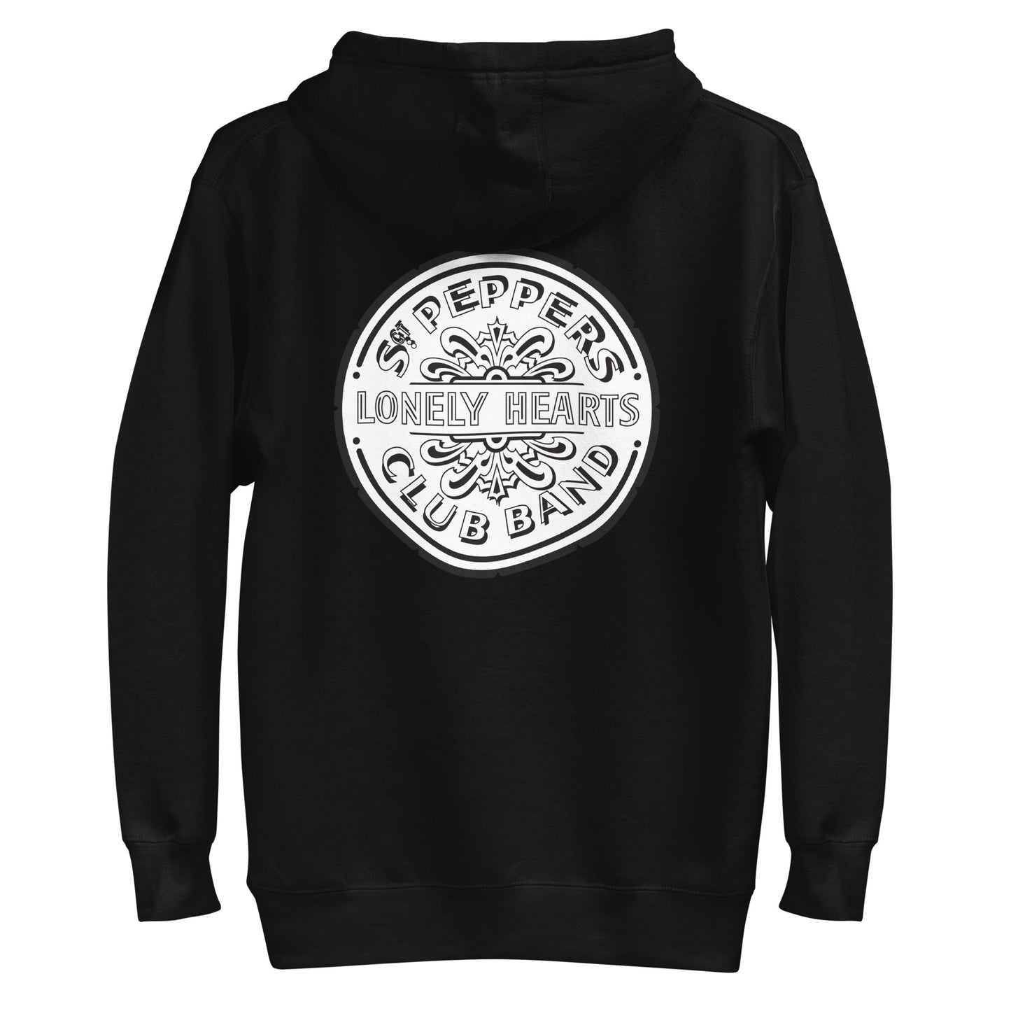 The Beatles Black & White Sgt. Peppers Hooded Fleece