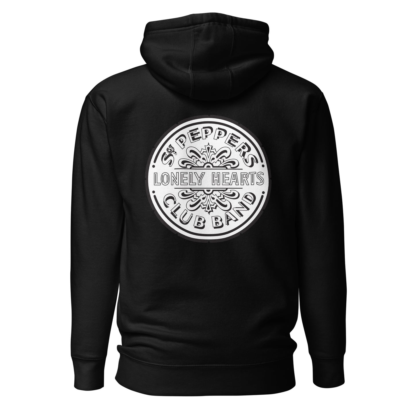 The Beatles Black & White Sgt. Peppers Hooded Fleece