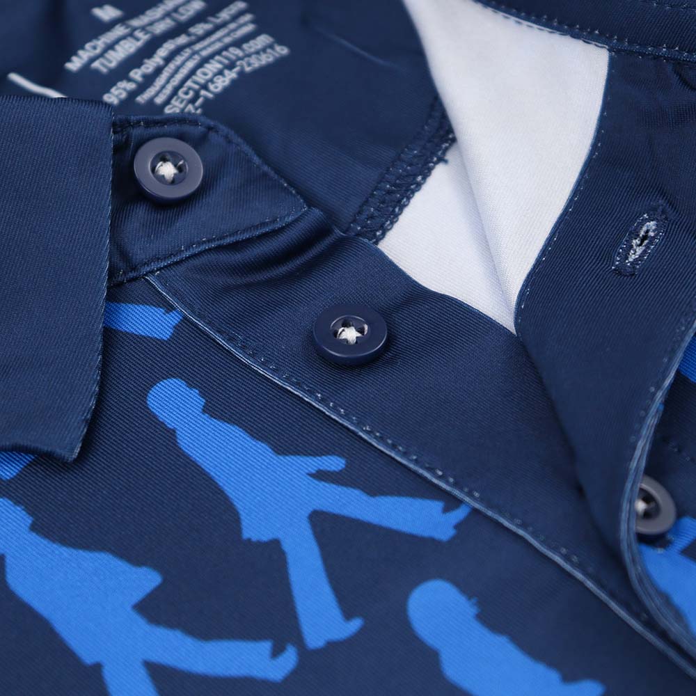 The Beatles Dry Fit Polo Navy Abbey Road - Section 119