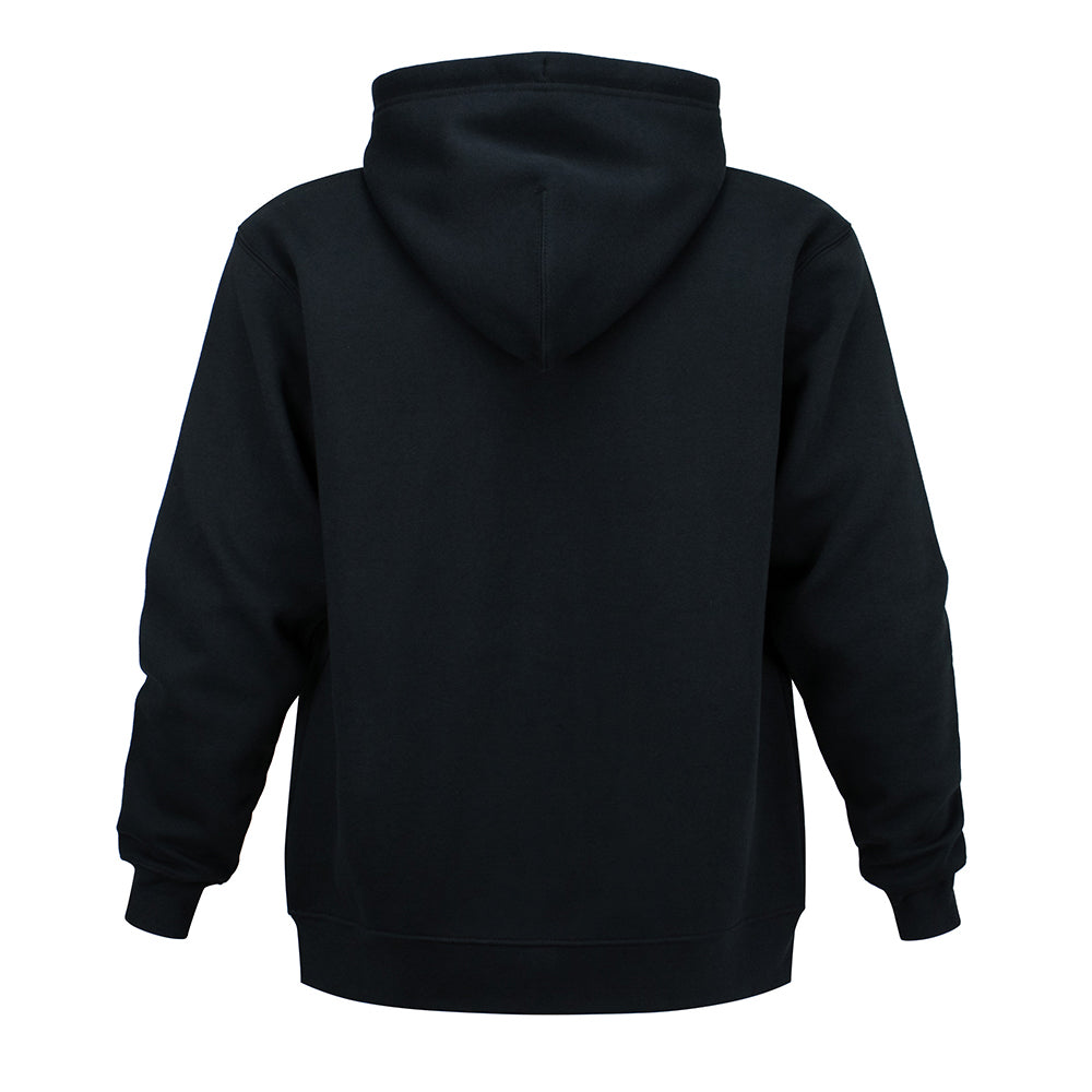 The Beatles Zip-Up Hoodie Black White Beatles Logo - Section 119