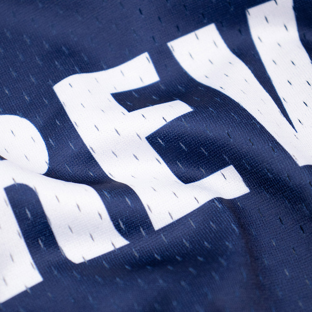 The Beatles Short Sleeve Button Down Mesh Navy Revolver - Section 119