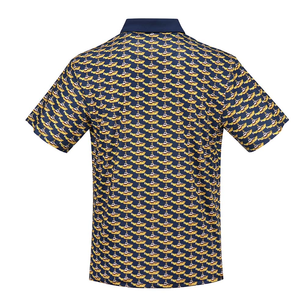 The Beatles Dry Fit Polo Navy Yellow Submarine - Section 119