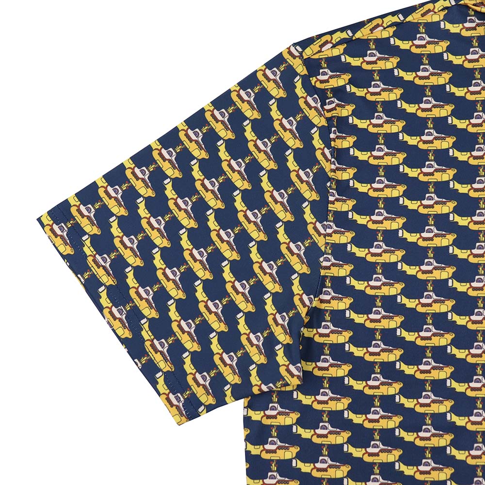 The Beatles Dry Fit Polo Navy Yellow Submarine - Section 119