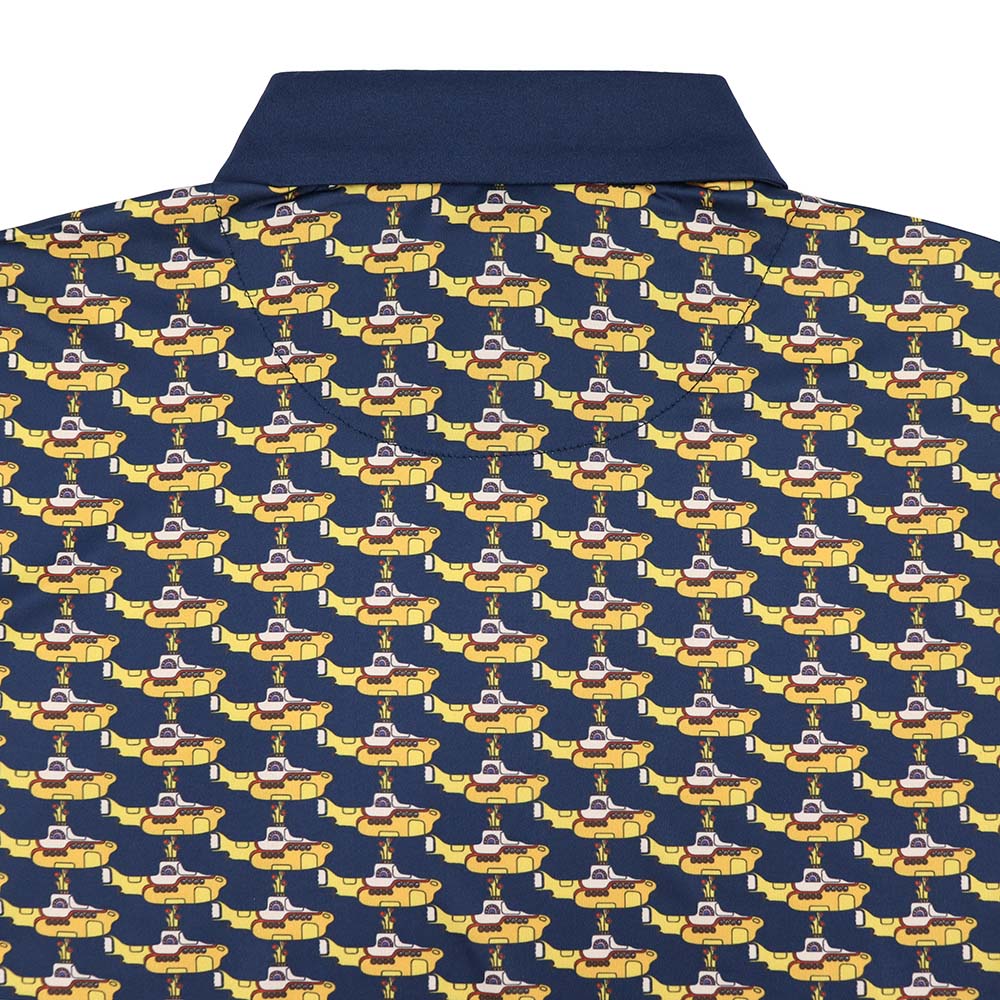The Beatles Dry Fit Polo Navy Yellow Submarine - Section 119