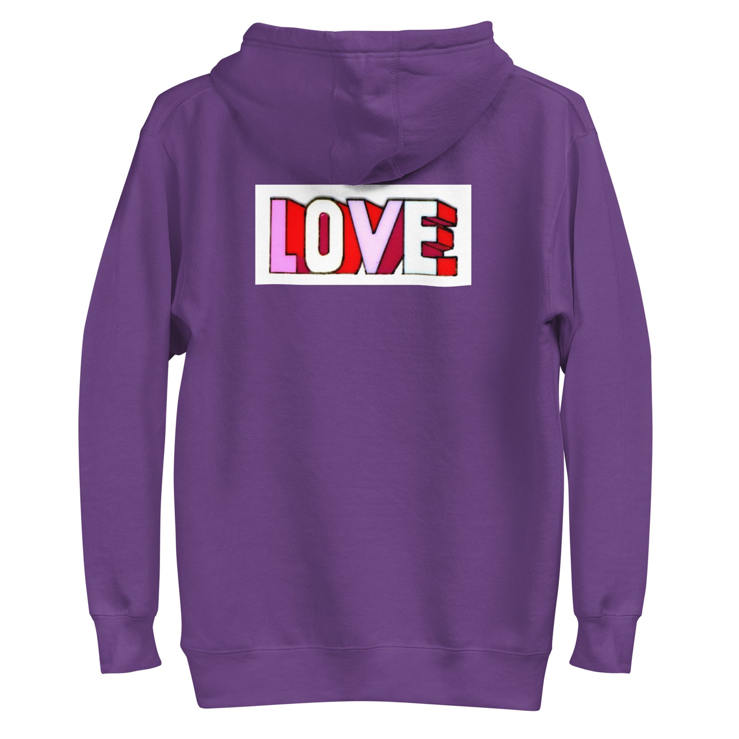 The Beatles Love Left Chest Embroidered Hooded Fleece