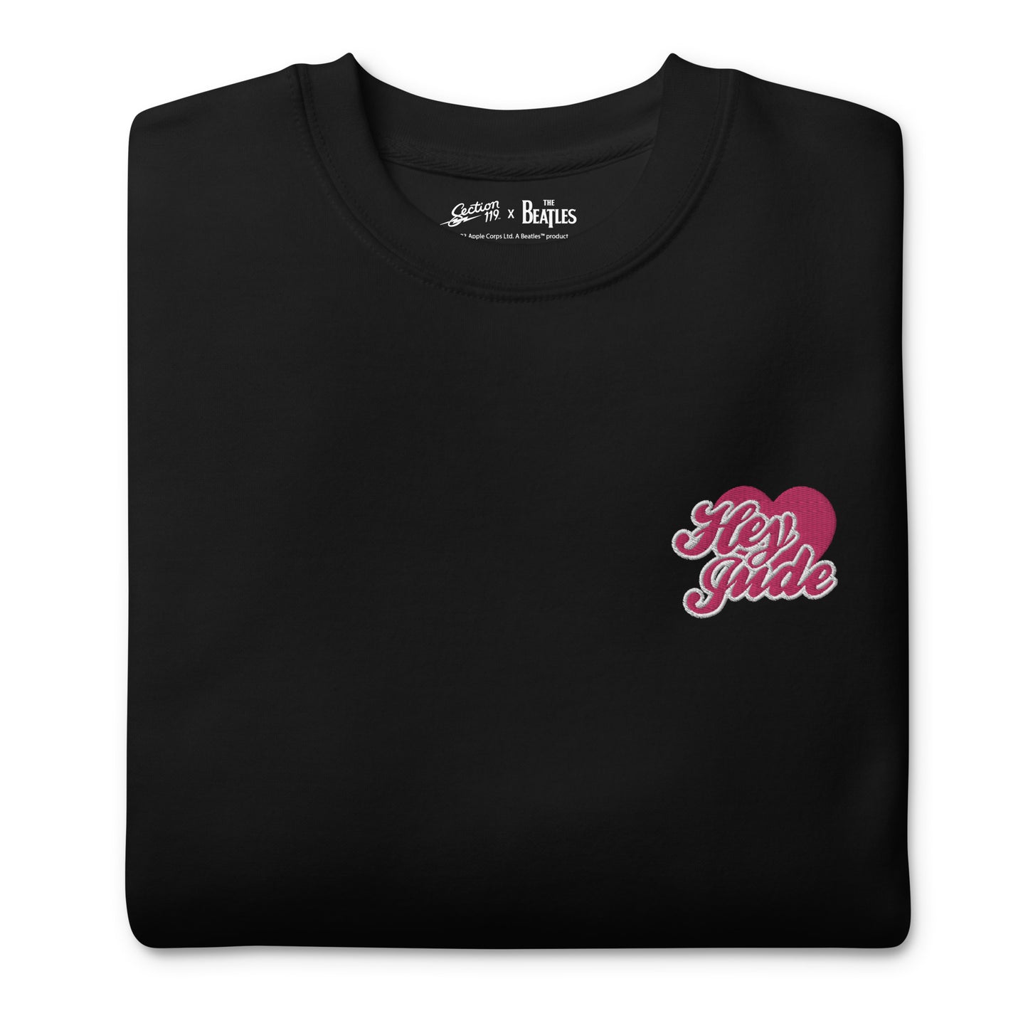 The Beatles Hey Jude Embroidered Classic Crew