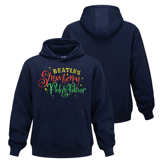 The Beatles Pullover Hoodie Strawberry Fields Navy - Section 119