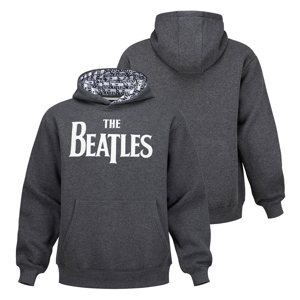 The Beatles Pullover Gray White Hoodie - Section 119