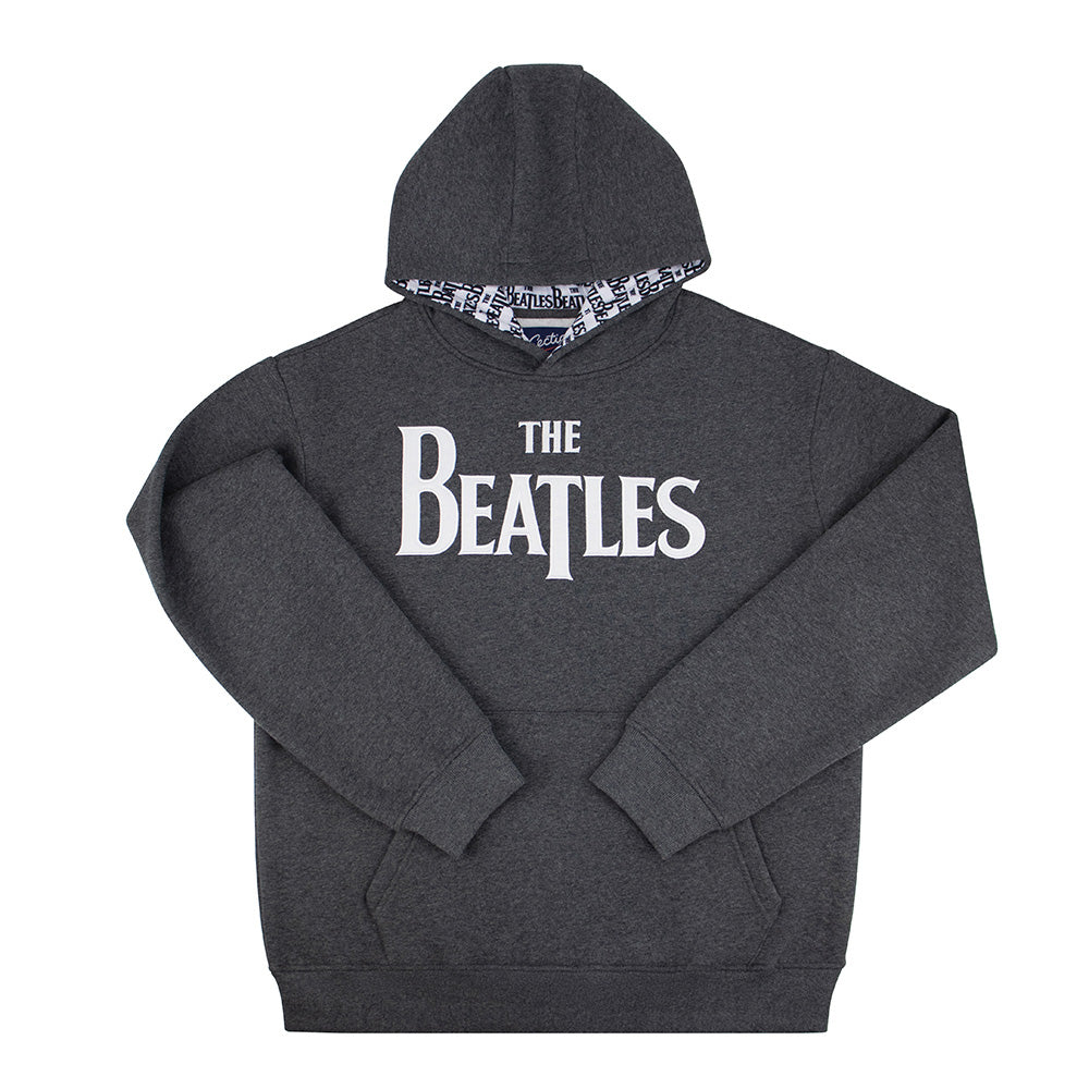 The Beatles Pullover Gray White Hoodie - Section 119