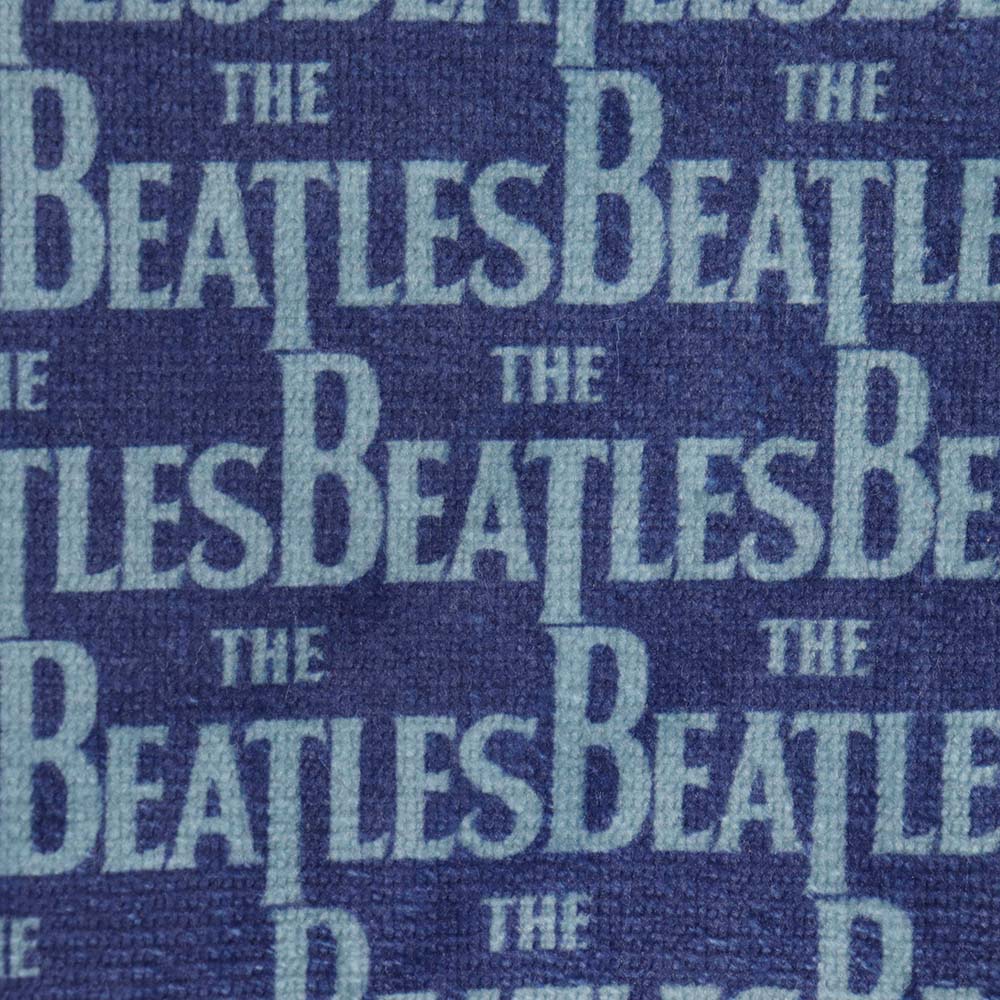 The Beatles Robe All Over Logo Blue - Section 119