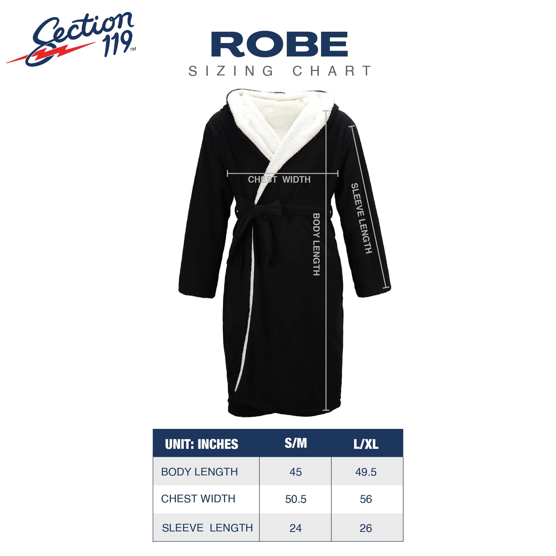 The Beatles Robe All Over Logo Blue - Section 119